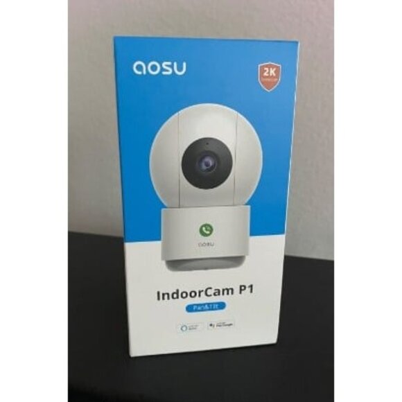 New 2K Security Camera Indoor, Baby Monitor Pet Camera 360-Degree - Picture 2 of 2